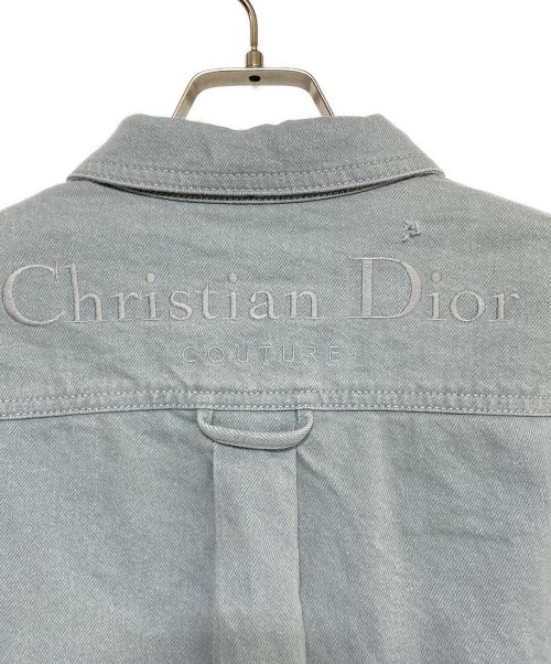 Dior（ディオール）Dior (ディオール)  COUTURE リバーシブルシャツ スカイブルー サイズ:38の古着・服飾アイテム