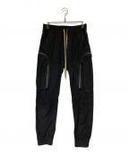 RICK OWENSリックオウエンス）の古着「TECUATL CARGO JOG PANTS」｜ブラック