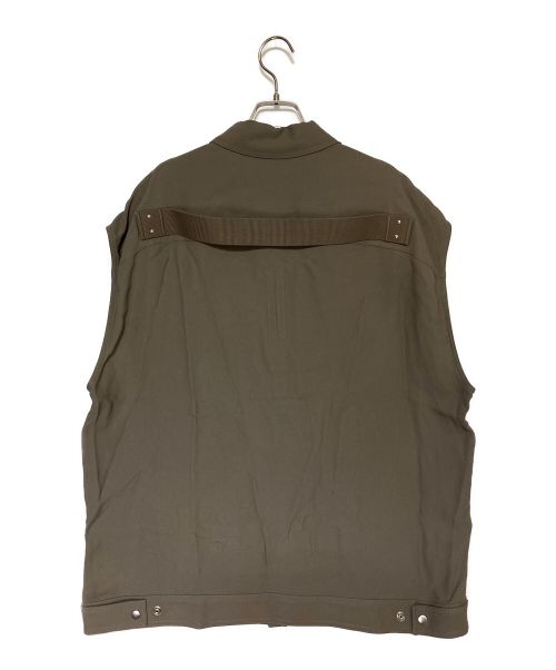 RICK OWENS（リックオウエンス）RICK OWENS (リック オウエンス) NO SLEEVE SHIRTS グレー サイズ:50の古着・服飾アイテム