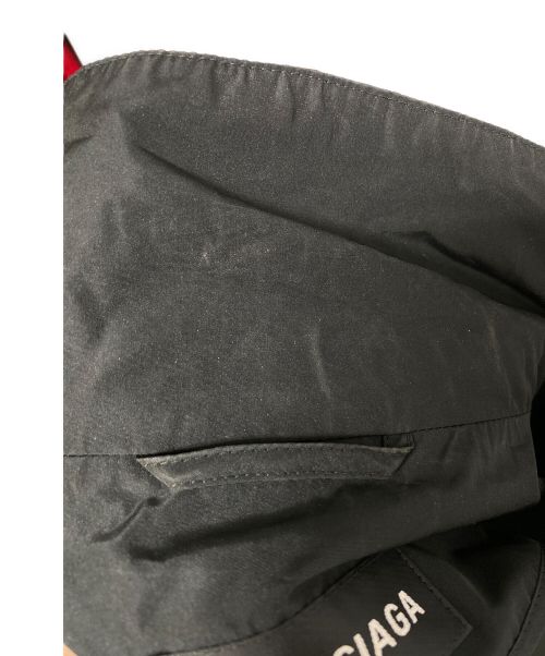 BALENCIAGA（バレンシアガ）BALENCIAGA (バレンシアガ) オーバーサイズナイロンジャケット ブラック サイズ:46の古着・服飾アイテム