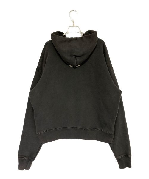 OFFWHITE（オフホワイト）OFFWHITE (オフホワイト) Bacchus-print cotton hoodie グレー サイズ:XSの古着・服飾アイテム