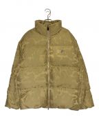 A BATHING APEアベイシングエイプ）の古着「TONAL SOLID CAMO PUFFER DOWN JACKET」｜ベージュ