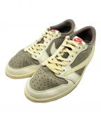 NIKE×Travis Scottナイキ×トラヴィススコット）の古着「AIR JORDAN1 LOW OG SP」｜ベージュ