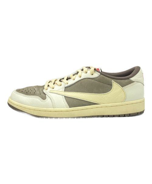 NIKE（ナイキ）NIKE (ナイキ) Travis Scott (トラヴィス スコット) AIR JORDAN1 LOW OG SP ベージュ サイズ:27.5cm(US 9.5)の古着・服飾アイテム