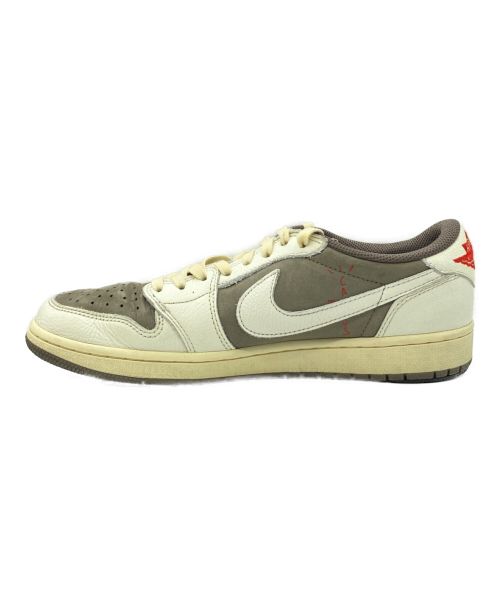 NIKE（ナイキ）NIKE (ナイキ) Travis Scott (トラヴィス スコット) AIR JORDAN1 LOW OG SP ベージュ サイズ:27.5cm(US 9.5)の古着・服飾アイテム