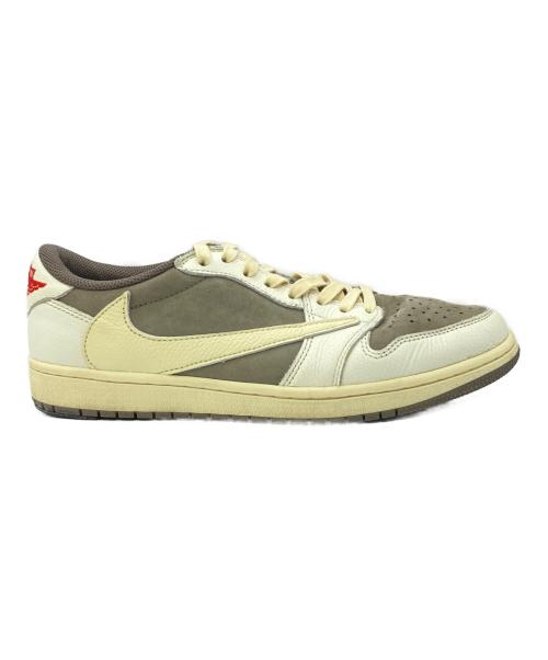 NIKE（ナイキ）NIKE (ナイキ) Travis Scott (トラヴィス スコット) AIR JORDAN1 LOW OG SP ベージュ サイズ:27.5cm(US 9.5)の古着・服飾アイテム
