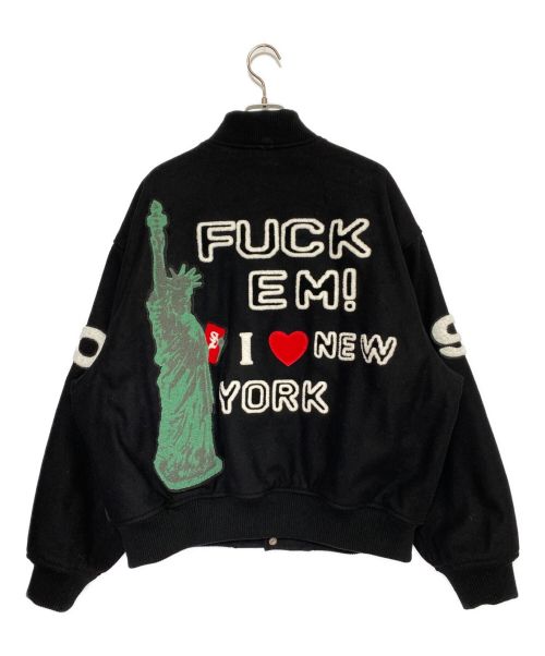 SUPREME（シュプリーム）SUPREME (シュプリーム) Tourist Varsity Jacket ブラック サイズ:Lの古着・服飾アイテム