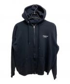 UNDERCOVERアンダーカバー）の古着「15SS UNDAKOVR ONE OFF ジャックナイフ プリント ジップパーカー/Archive」｜ブラック