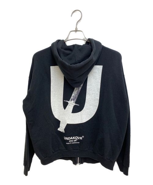 UNDERCOVER（アンダーカバー）UNDERCOVER (アンダーカバー) 15SS UNDAKOVR ONE OFF ジャックナイフ プリント ジップパーカー/Archive ブラック サイズ:-の古着・服飾アイテム