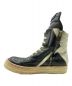 中古・古着 RICK OWENS (リック オウエンス) GEOBASKET ブラック サイズ:38：59800円