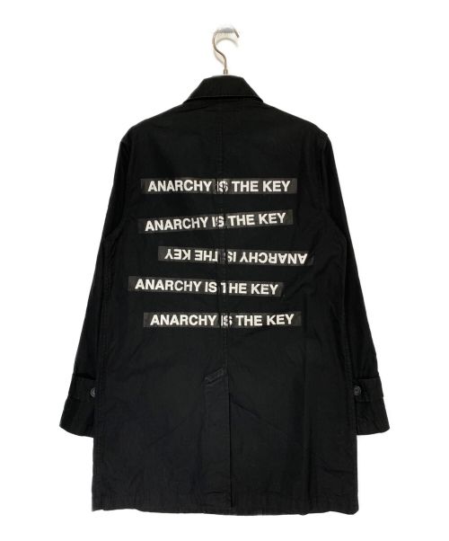 SUPREME（シュプリーム）SUPREME (シュプリーム) UNDERCOVER (アンダーカバー) ANARCHY IS THE KEY Trench Coat ブラック サイズ:Mの古着・服飾アイテム