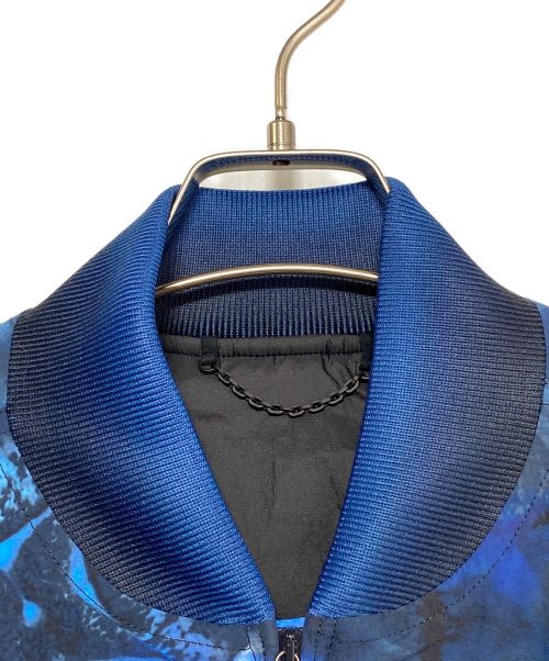 LOUIS VUITTON（ルイ ヴィトン）LOUIS VUITTON (ルイ ヴィトン) ソルトプリントボンバージャケット ブルー サイズ:46の古着・服飾アイテム