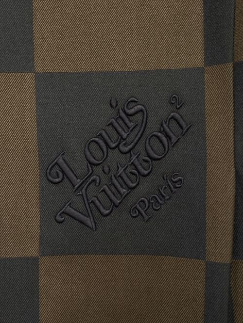 LOUIS VUITTON（ルイ ヴィトン）LOUIS VUITTON (ルイ ヴィトン) NIGO (二ゴー) ジャイアントダミエテーラードジャケット ブラウン サイズ:50の古着・服飾アイテム