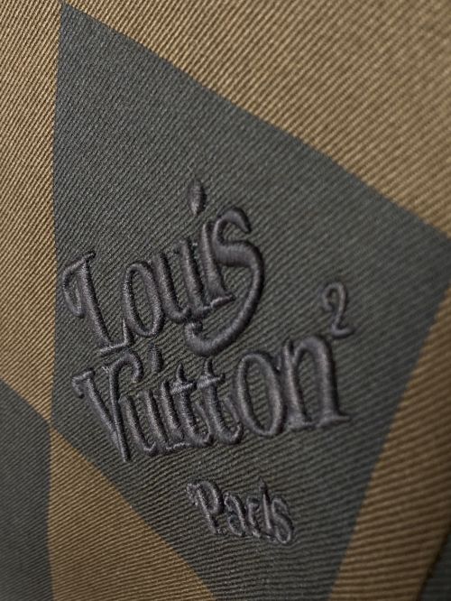LOUIS VUITTON（ルイ ヴィトン）LOUIS VUITTON (ルイ ヴィトン) NIGO (二ゴー) ジャイアントダミエテーラードジャケット ブラウン サイズ:50の古着・服飾アイテム