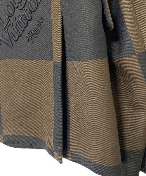 LOUIS VUITTON（ルイ ヴィトン）LOUIS VUITTON (ルイ ヴィトン) NIGO (二ゴー) ジャイアントダミエテーラードジャケット ブラウン サイズ:50の古着・服飾アイテム