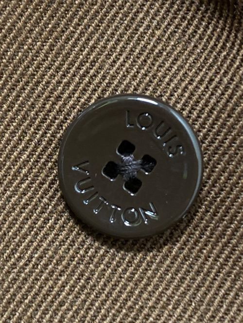 LOUIS VUITTON（ルイ ヴィトン）LOUIS VUITTON (ルイ ヴィトン) NIGO (二ゴー) ジャイアントダミエテーラードジャケット ブラウン サイズ:50の古着・服飾アイテム