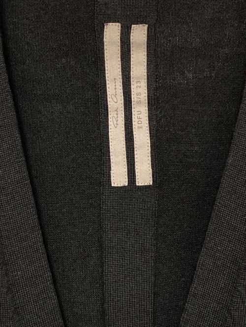 RICK OWENS（リックオウエンス）RICK OWENS (リック オウエンス) Peter Cardigan ブラック サイズ:Mの古着・服飾アイテム