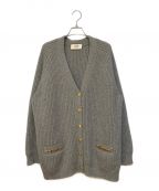 CELINEセリーヌ）の古着「Long cardigan in heritage cashmere」｜グレー
