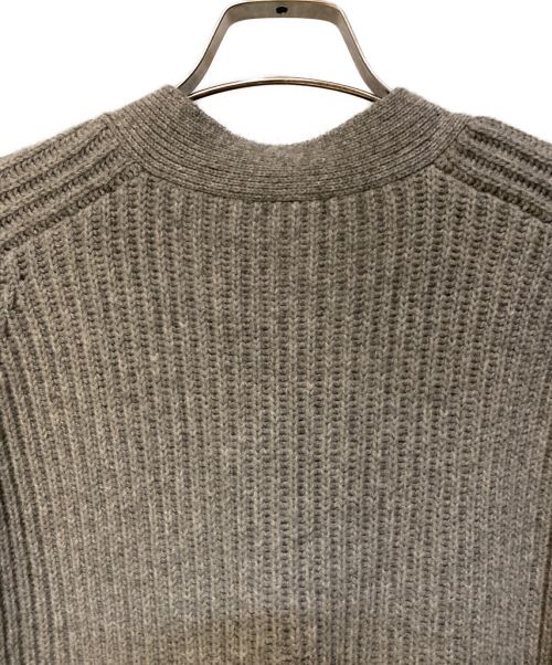 CELINE（セリーヌ）CELINE (セリーヌ) Long cardigan in heritage cashmere グレー サイズ:Lの古着・服飾アイテム