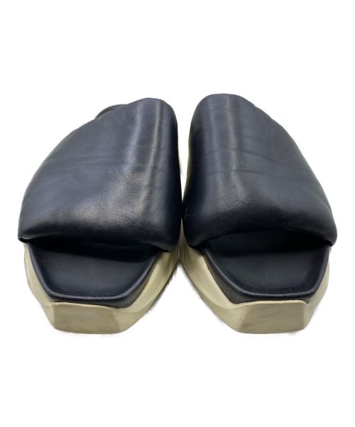 RICK OWENS（リックオウエンス）RICK OWENS (リック オウエンス) GETH PUFFER SLIDE ブラック サイズ:40の古着・服飾アイテム