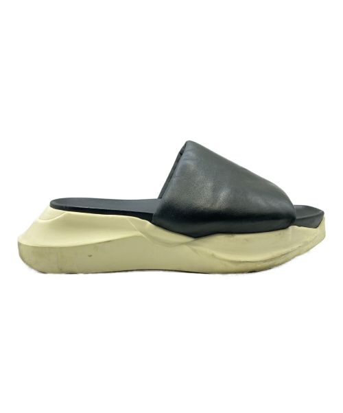 RICK OWENS（リックオウエンス）RICK OWENS (リック オウエンス) GETH PUFFER SLIDE ブラック サイズ:40の古着・服飾アイテム