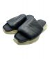 RICK OWENS（リック オウエンス）の古着「GETH PUFFER SLIDE」｜ブラック
