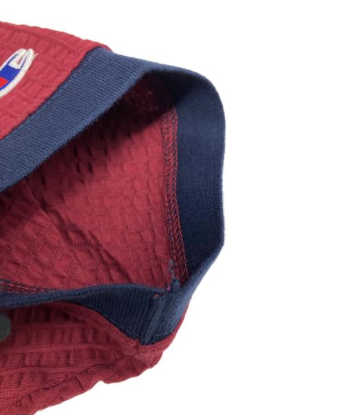 Champion（チャンピオン）Champion (チャンピオン) ポロシャツ レッド サイズ:LARGEの古着・服飾アイテム