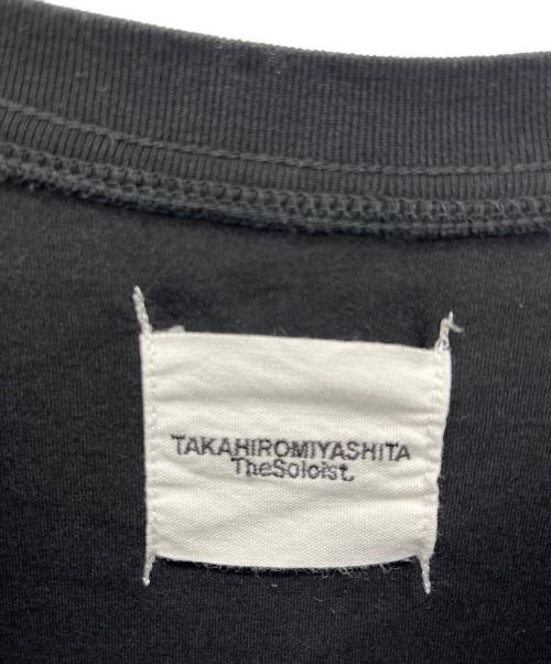 TAKAHIROMIYASHITA TheSoloIst.（タカヒロミヤシタ ザソロイスト）TAKAHIROMIYASHITA TheSoloIst. (タカヒロミヤシタ ザソロイスト) cigarette pocket s/s tee ブラック×ホワイト サイズ:52の古着・服飾アイテム