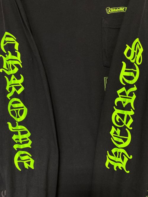 CHROME HEARTS（クロムハーツ）CHROME HEARTS (クロムハーツ) CH L/S LTD 青山限定自販機バックプリント長袖カットソー ブラック サイズ:Lの古着・服飾アイテム