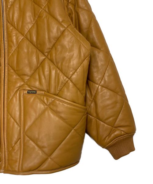 SUPREME（シュプリーム）SUPREME (シュプリーム) Quilted Leather Work Jacket ベージュ サイズ:SIZE Mの古着・服飾アイテム