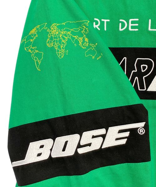 PORSCHE（ポルシェ）PORSCHE (ポルシェ) L’Art De L’Automobile (ラート ド ロートモービル) KARACING JACKET グリーン サイズ:Mの古着・服飾アイテム