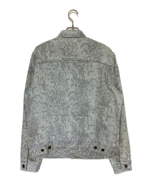 LEVI'S（リーバイス）LEVI'S (リーバイス) SUPREME (シュプリーム) Snakeskin Trucker Jacket グレー サイズ:Mの古着・服飾アイテム