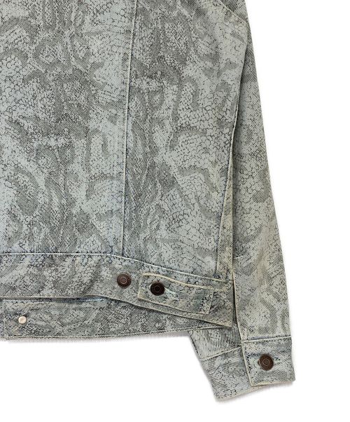 LEVI'S（リーバイス）LEVI'S (リーバイス) SUPREME (シュプリーム) Snakeskin Trucker Jacket グレー サイズ:Mの古着・服飾アイテム
