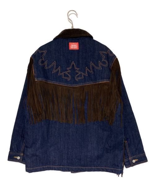 KENZO（ケンゾー）KENZO (ケンゾー) LEVI'S (リーバイス) FRINGE JACKET インディゴ サイズ:Sの古着・服飾アイテム