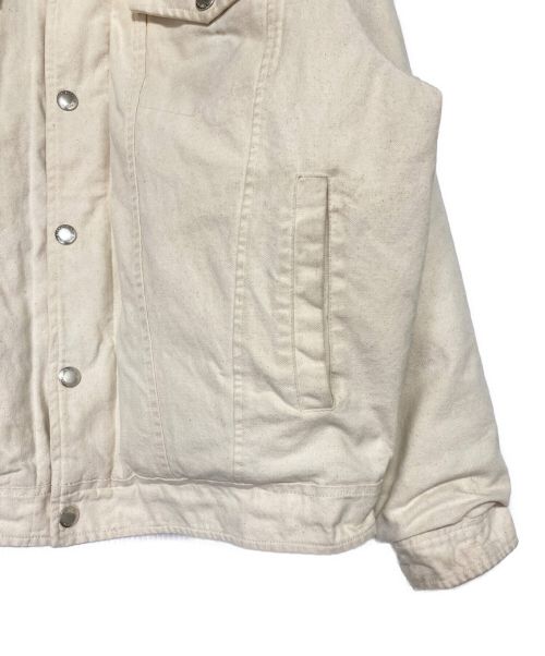SUPREME（シュプリーム）SUPREME (シュプリーム) Schott (ショット) CANVAS TRUCKER JACKET ベージュ サイズ:Lの古着・服飾アイテム