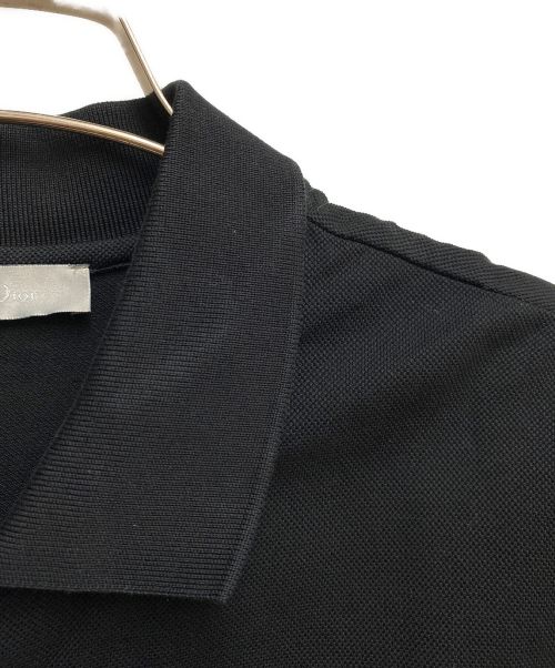 DIOR HOMME（ディオール オム）DIOR HOMME (ディオール オム) アトリエプリントポロシャツ （Atelier Print Polo Shirt) ブラック サイズ:Lの古着・服飾アイテム