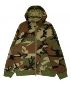 SUPREMEシュプリーム）の古着「Windstopper Zip Up Hooded Sweatshirt」｜グリーン