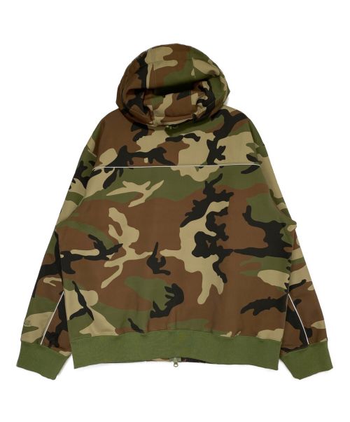 SUPREME（シュプリーム）SUPREME (シュプリーム) Windstopper Zip Up Hooded Sweatshirt グリーン サイズ:Mの古着・服飾アイテム