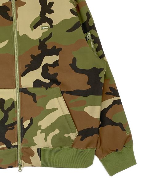 SUPREME（シュプリーム）SUPREME (シュプリーム) Windstopper Zip Up Hooded Sweatshirt グリーン サイズ:Mの古着・服飾アイテム