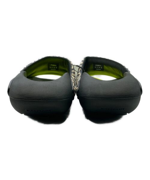 BALMAIN（バルマン）BALMAIN (バルマン) B-IT-COATED MONOGRAM SLIDES ブラック サイズ:28cm (US10) 未使用品の古着・服飾アイテム