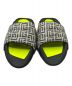 BALMAIN (バルマン) B-IT-COATED MONOGRAM SLIDES ブラック サイズ:28cm (US10) 未使用品：39800円