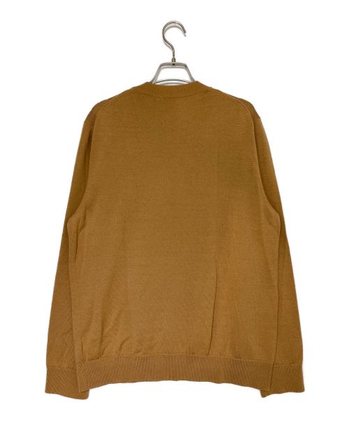 BURBERRY（バーバリー）BURBERRY (バーバリー)  Logo-Intarsia Wool-Blend ベージュ サイズ:SIZE Mの古着・服飾アイテム