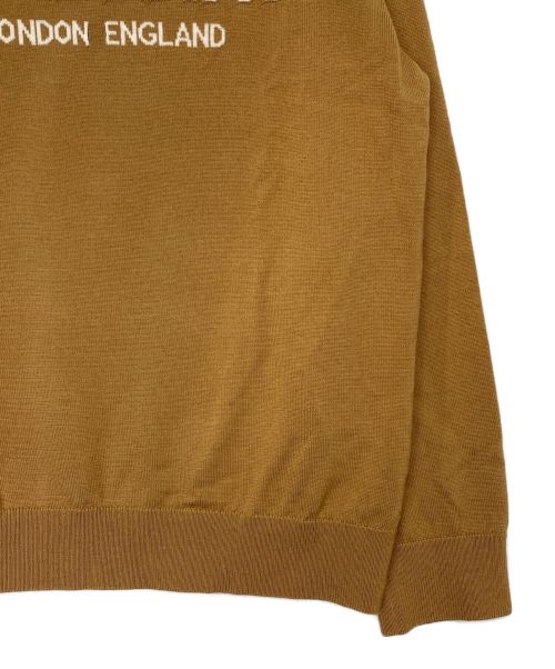BURBERRY（バーバリー）BURBERRY (バーバリー)  Logo-Intarsia Wool-Blend ベージュ サイズ:SIZE Mの古着・服飾アイテム
