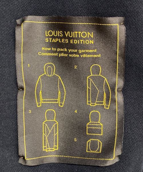 LOUIS VUITTON（ルイ ヴィトン）LOUIS VUITTON (ルイ ヴィトン) インサイドアウトパーカー ブラック サイズ:SIZE Mの古着・服飾アイテム