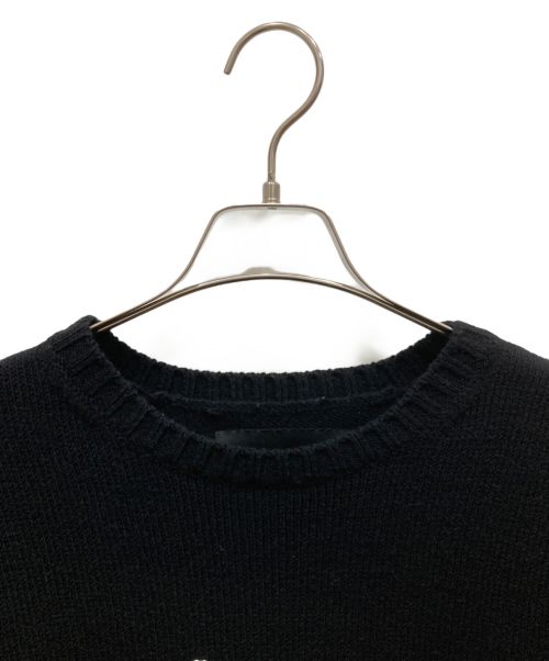 AKM（エーケーエム）AKM (エーケーエム) ロゴニット ブラック サイズ:Ⅿの古着・服飾アイテム