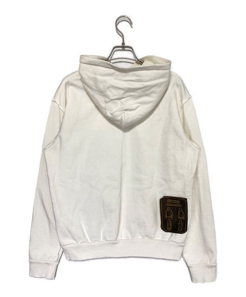 LOUIS VUITTON（ルイ ヴィトン）LOUIS VUITTON (ルイ ヴィトン) インサイドアウト プルオーバーパーカー ホワイト サイズ:Mの古着・服飾アイテム