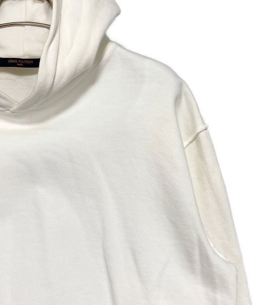 LOUIS VUITTON（ルイ ヴィトン）LOUIS VUITTON (ルイ ヴィトン) インサイドアウト プルオーバーパーカー ホワイト サイズ:Mの古着・服飾アイテム