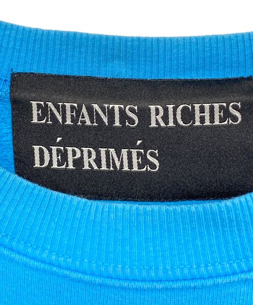 ENFANTS RICHES DEPRIMES（アンファン・リッシュ・デプリメ）ENFANTS RICHES DEPRIMES (アンファン・リッシュ・デプリメ) ダメージ加工スウェット スカイブルー サイズ:SIZE Lの古着・服飾アイテム