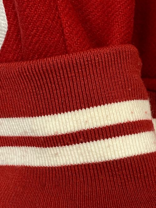 OFFWHITE（オフホワイト）OFFWHITE (オフホワイト) Varsity jacket レッド サイズ:Mの古着・服飾アイテム