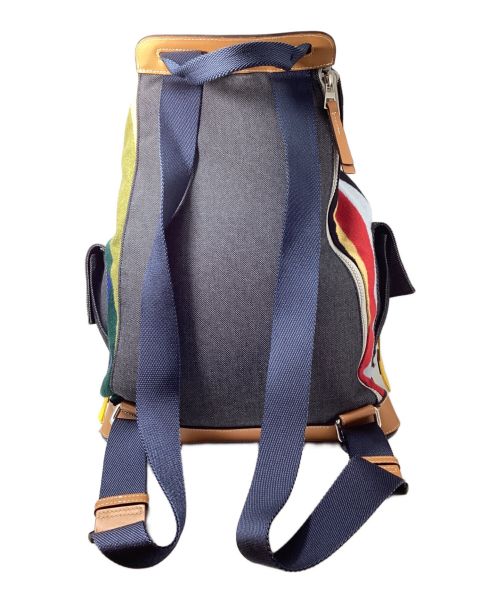 LOEWE（ロエベ）LOEWE (ロエベ) Eye Loewe Nature(アイ ロエベ ネイチャー)コンバーチブルバックパック マルチカラーの古着・服飾アイテム